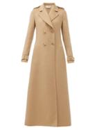 Matchesfashion.com Gabriela Hearst - Housst Double-breasted Recycled-cashmere Coat - Womens - Camel