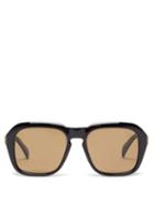 Matchesfashion.com Dunhill - Square Acetate Sunglasses - Mens - Black