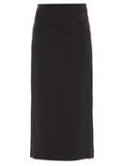Ladies Rtw Raey - Wool-blend Pencil Skirt - Womens - Black