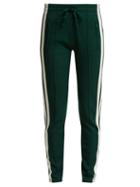 Matchesfashion.com Isabel Marant Toile - Dario Striped Jersey Track Pants - Womens - Green