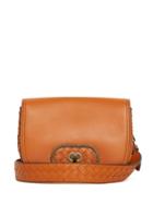 Matchesfashion.com Bottega Veneta - Bv Luna Leather Cross Body Bag - Womens - Orange