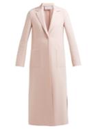 Matchesfashion.com Harris Wharf London - Pressed Wool Overcoat - Womens - Light Pink