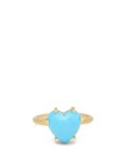 Matchesfashion.com Irene Neuwirth - Love Turquoise & 18kt Gold Ring - Womens - Yellow Gold