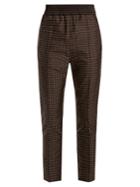 Haider Ackermann Soens Polka-dot Embroidered Silk-blend Trousers