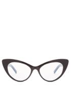 Saint Laurent Monogram Cat-eye Frame Glasses