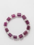 Jia Jia - Gaia Ruby & Herminker Diamond Bracelet - Womens - Purple Multi