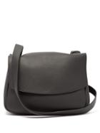 Matchesfashion.com The Row - Mail Small Grained-leather Satchel Bag - Womens - Black