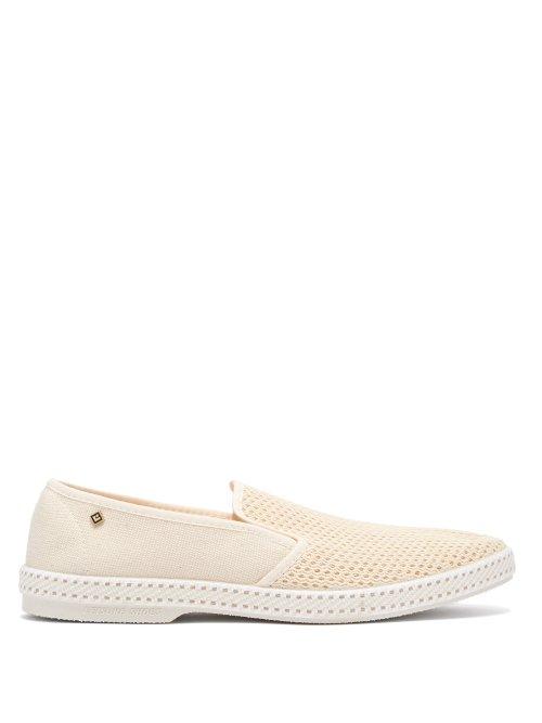 Matchesfashion.com Rivieras - Classic 20&deg; Canvas Loafers - Mens - Beige