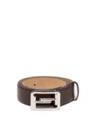 Matchesfashion.com Tod's - Double T Leather Belt - Mens - Brown