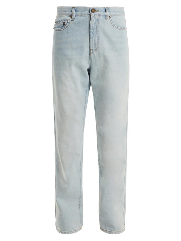 Saint Laurent Low-slung Tapered-leg Jeans