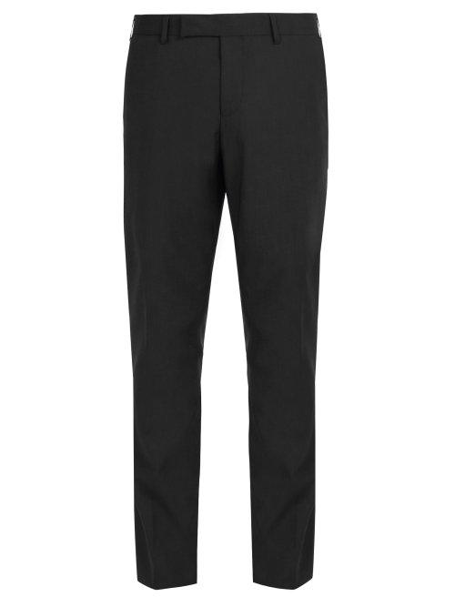 Matchesfashion.com Paul Smith - Wool Tuxedo Trousers - Mens - Black
