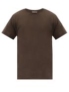 Matchesfashion.com Phipps - Organic-cotton Jersey T-shirt - Mens - Brown