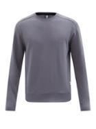 Matchesfashion.com On - Rolled-seam Cotton-jersey Sweatshirt - Mens - Blue