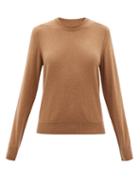 Ladies Rtw Maison Margiela - Four-stitches Cashmere Sweater - Womens - Cream