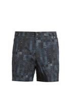 Dan Ward Geometric-print Swim Shorts