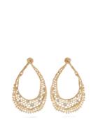 Aurélie Bidermann Fine Jewellery Lace Diamond & Yellow-gold Earrings