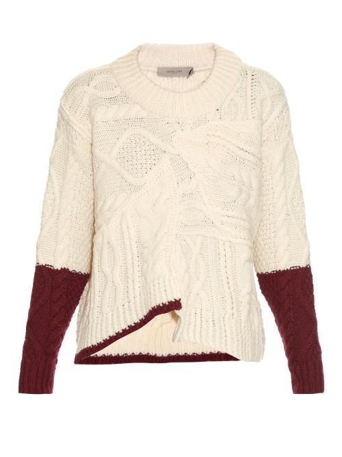 Preen Line Aran-knit Multicoloured Sweater
