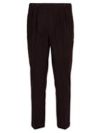 Matchesfashion.com Massimo Alba - Micro Houndstooth Wool Trousers - Mens - Red