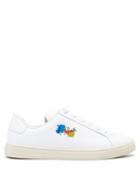 Paul Smith - Hansen Painted-stripe Leather Trainers - Mens - White