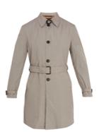 Prada Checked Belted Overcoat