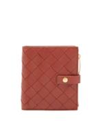 Matchesfashion.com Bottega Veneta - Intrecciato Leather Wallet - Womens - Walnut