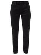 Rag & Bone - Fit 2 Logo-embroidered Tapered-leg Jeans - Mens - Black