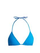 Matchesfashion.com Mara Hoffman - Rae Triangle Bikini Top - Womens - Blue