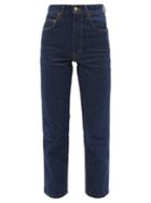 B Sides - Louis Straight-leg Jeans - Womens - Dark Blue