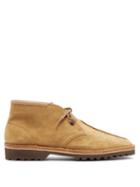 Matchesfashion.com Lemaire - Suede Desert Boots - Mens - Beige