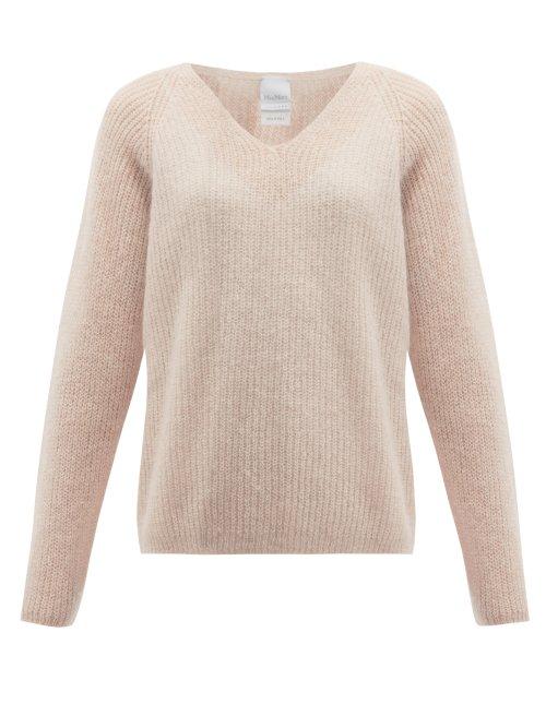 Matchesfashion.com Max Mara Leisure - Alea Sweater - Womens - Light Pink