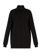 Rick Owens Roll-neck Cotton-jersey Sweater