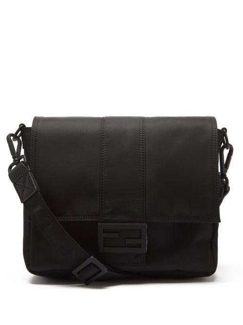 Fendi - Baguette Leather Cross-body Bag - Mens - Black