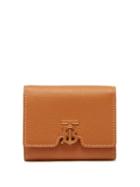 Burberry - Tb Monogram Grained-leather Wallet - Womens - Tan