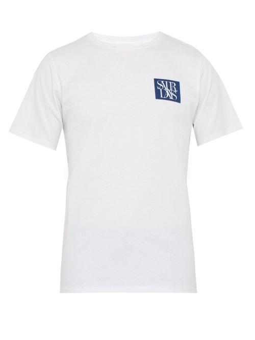 Matchesfashion.com Saturdays Nyc - Logo Printed Cotton T Shirt - Mens - White
