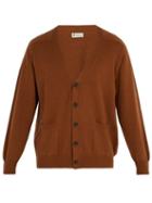 Matchesfashion.com Connolly - V Neck Cashmere Cardigan - Mens - Brown