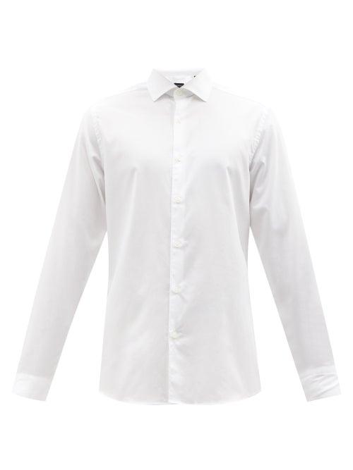 Ermenegildo Zegna - Cotton-poplin Shirt - Mens - White