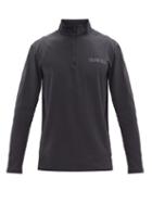 Matchesfashion.com Calvin Klein Performance - Logo-print Stretch-jersey Long-sleeve Top - Mens - Black