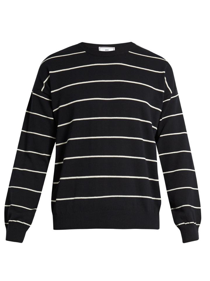 Ami Crew-neck Cotton Sweater