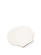 Matchesfashion.com Aerin - Set Of Four Shell Earthenware Appetiser Plates - White