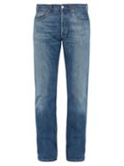 Matchesfashion.com Bless - Back Leg Zip Cotton Jeans - Mens - Indigo