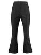 Jacquemus High-rise Kick-flare Wool-blend Cropped Trousers