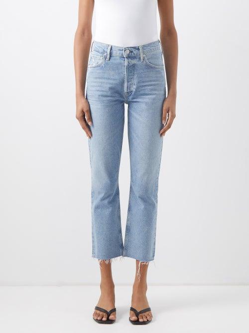 Citizens Of Humanity - Charlotte Cropped Straight-leg Jeans - Womens - Blue