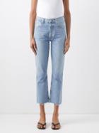 Citizens Of Humanity - Charlotte Cropped Straight-leg Jeans - Womens - Blue