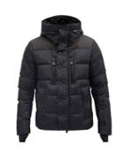 Moncler Grenoble - Rodenberg Hooded Quilted Down Coat - Mens - Navy