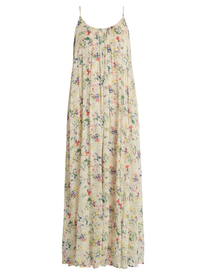 Mes Demoiselles Ashley Floral-print Cotton-gauze Dress