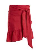 Isabel Marant Étoile Tempster Linen Wrap Skirt
