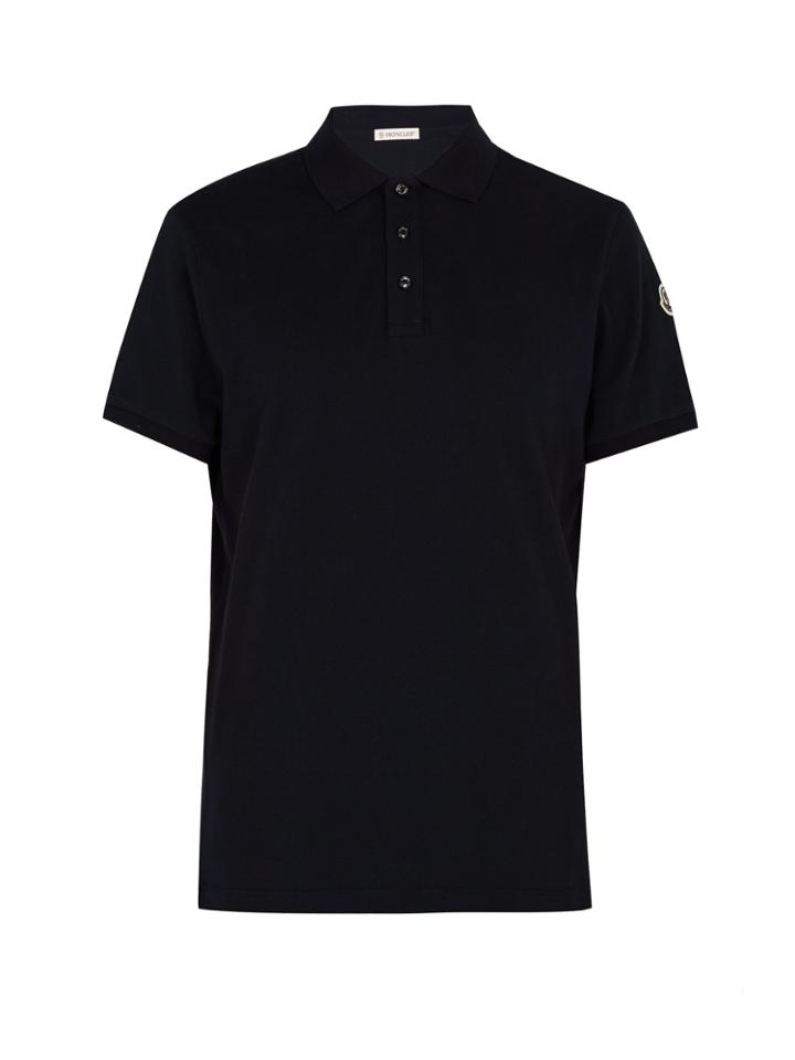 Moncler Maglia Cotton-piqu Polo Shirt