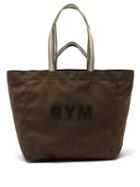 Anya Hindmarch - Gym Recycled-fibre Canvas Tote Bag - Womens - Khaki