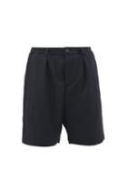 Matchesfashion.com Marni - Wide Leg Twill Shorts - Mens - Navy
