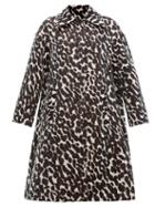 Matchesfashion.com La Doublej - Single Breasted Leopard Jacquard Coat - Womens - Leopard